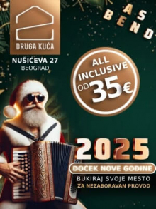 kafana druga kuca nova godina 2025