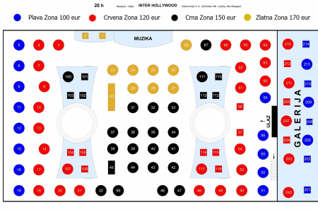 nova godina mapa sedenja inter hollywood ledine 2025