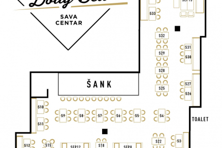 dolly bell sava centar mapa sedenja 2025